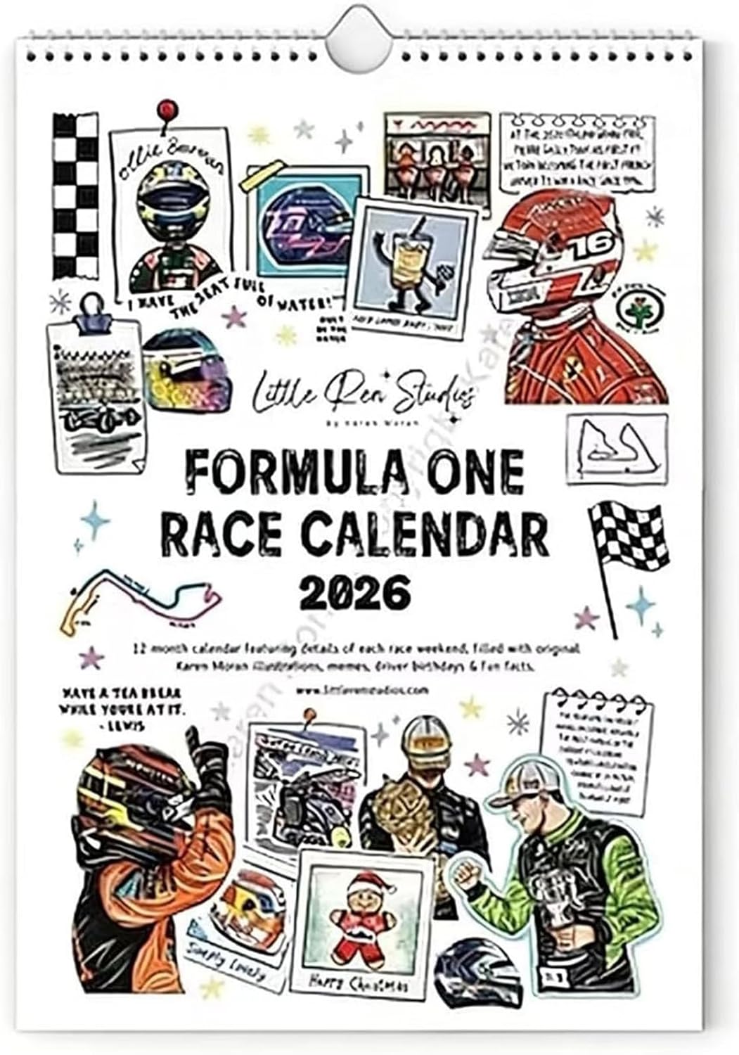 Le calendrier F1 2026 : une surprise déco qui va faire rugir votre passion ! 🏎️✨